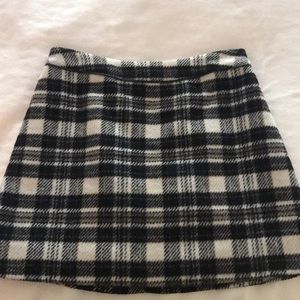 Plaid mini skirt!!